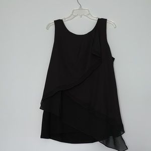 White Horse Black Market Sleeveless Black Top